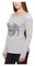 Harley-Davidson Free Shipping - Harley-Davidson Women's Winged B&S Embellished Scoop Neck Long Sleeve Top - Gray - Free Shipping on many products plus Orders Over $99