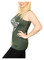 Harley-Davidson Free Shipping - Harley-Davidson Women's Embellished Notched Neck Sleeveless Tank - Olive Green - Free Shipping on many products plus Orders Over $99