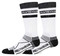 Harley-Davidson Men's 2-Pack Performance Sport Stripe Riding Crew Socks - White - Wisconsin Harley-Davidson
