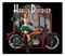 Harley-Davidson Classic Pin Up Babe Embossed Tin Sign, 15 x 13 inches - Black - Wisconsin Harley-Davidson