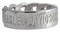 Harley-Davidson Women's H-D Script Bar Curb Link Ring - Silver Stainless Steel - Wisconsin Harley-Davidson