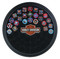 Harley-Davidson Trademark Bar & Shield Round Poker Chip Frame - Holds 47 Chips - Wisconsin Harley-Davidson