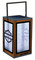Harley-Davidson Rechargeable Solar Lantern, Frosted Silhouette Bar & Shield Logo - Wisconsin Harley-Davidson