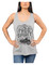 Harley-Davidson Womens Flathead Free Sleeveless Full Back Tank Top, Heather Gray - Wisconsin Harley-Davidson