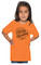 Harley-Davidson Girl's Sweet Script Short Sleeve Tee, Toddler & Youth - Orange - Wisconsin Harley-Davidson