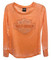Harley-Davidson Women's Embellished B&S Burnout Long Sleeve Scoop Neck Tee - Wisconsin Harley-Davidson