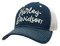 Harley-Davidson Women's Hat Embroidered Harley Script Baseball Cap, Navy Blue - Wisconsin Harley-Davidson