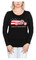 Harley-Davidson Women's Patriotic Motorcycle Long Sleeve Round Neck Top - Black - Wisconsin Harley-Davidson