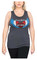 Harley-Davidson Women's Patriotic Wings Scoop Neck Sleeveless Tank Top - Gray - Wisconsin Harley-Davidson