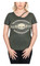 Harley-Davidson Women's Embellished Skull Cutout Round Neck Short Sleeve Tee - Wisconsin Harley-Davidson