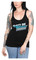 Harley-Davidson Women's Embellished Racing Racerback Sleeveless Tank Top - Black - Wisconsin Harley-Davidson