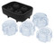 Harley-Davidson Ice Cube Tray, 3D Willie G Skull Logos Custom Silicone - Black - Wisconsin Harley-Davidson