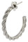 Harley-Davidson Free Shipping - Harley-Davidson Women's Sculpted Rope Small Hoop Earrings - Stainless Steel - Free Shipping on many products plus Orders Over $99