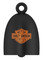 Harley-Davidson Free Shipping - Harley-Davidson Checkered Flag #1 Skull Logo Motorcycle Ride Bell - Black Finish - Free Shipping on many products plus Orders Over $99