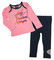 Harley-Davidson Little Girls' 2 Piece Toddler Long Sleeve Tee & Knit Pant Set - Wisconsin Harley-Davidson