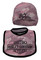 Harley-Davidson Baby Girls' Printed Camo Newborn Bib & Hat Set - Candy Pink - Wisconsin Harley-Davidson