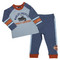 Harley-Davidson Baby Boys' 2-Piece Infant Long Sleeve Tee & Knit Pant Set - Wisconsin Harley-Davidson