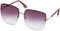 Harley-Davidson Women's Retro Sunglasses, Rose Gold Frame & Gradient Smoke Lens - Wisconsin Harley-Davidson
