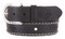 Harley-Davidson Women's Stella Chain Genuine Leather Belt, Black - Wisconsin Harley-Davidson