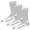 Harley-Davidson Men's Core Moisture Wicking Riding Socks - Gray/White, 3 Pairs - Wisconsin Harley-Davidson