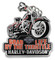 Harley-Davidson 1.25 inch. Throttle Life Metal Pin, Black & Silver Finishes - Wisconsin Harley-Davidson