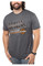 Harley-Davidson Men's Fastway Short Sleeve Crew-Neck Cotton T-Shirt - Gray - Wisconsin Harley-Davidson