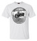 Harley-Davidson Men's Happier Short Sleeve Crew-Neck Cotton T-Shirt - White - Wisconsin Harley-Davidson