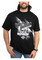 Harley-Davidson Men's Free Flyer Crew-Neck Short Sleeve Cotton T-Shirt - Black - Wisconsin Harley-Davidson