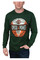 Harley-Davidson Men's Dial Speed & Power Long Sleeve Crew-Neck Shirt - Green - Wisconsin Harley-Davidson