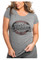 Harley-Davidson Women's Embellished Full Circle Short Sleeve Tee - Gray - Wisconsin Harley-Davidson