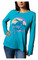 Harley-Davidson Women's Retro Fatboy Long Sleeve Scoop Neck Shirt - Jade - Wisconsin Harley-Davidson