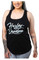 Harley-Davidson Women's Lit Script Racerback Sleeveless Tank Top - Black - Wisconsin Harley-Davidson