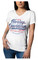Harley-Davidson Women's Embellished Aura Short Sleeve V-Neck Cotton Tee - White - Wisconsin Harley-Davidson