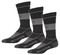 Harley-Davidson Women's B&S Moisture Wicking Riding Socks, Black/Gray - 3 Pairs - Wisconsin Harley-Davidson