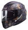 LS2 Helmets Paisley Pattern Stream Full Face Motorcycle Helmet, Matte Navy - Wisconsin Harley-Davidson