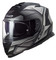 LS2 Helmets Assault Petra Full Face Shield Motorcycle Helmet, Matte Black/Gray - Wisconsin Harley-Davidson