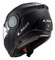 LS2 Helmets Horizon Solid Modular Sun Shield Motorcycle Helmet - Matte Black - No Hassle Returns at Wisconsin Harley