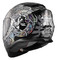 LS2 Helmets Warrior Krome Assault Full Face Motorcycle Helmet, Silver/Black - No Hassle Returns at Wisconsin Harley