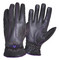 UNIK Women's Purple Tribal Heart Full-Finger Cowhide Leather Gloves - Black - Wisconsin Harley-Davidson