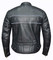 UNIK Men's Ultra Cowhide Reflective Leather Vented Motorcycle Jacket - Black - No Hassle Returns at Wisconsin Harley