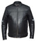 UNIK Men's Ultra Cowhide Quilted Leather Vented Motorcycle Jacket - Black - Wisconsin Harley-Davidson