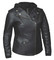 Derringer Women's 3-IN-1 Lambskin Hooded Leather Motorcycle Jacket - Black - Wisconsin Harley-Davidson