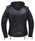 Derringer Women's 3-IN-1 Lambskin Hooded Leather Motorcycle Jacket - Black - No Hassle Returns at Wisconsin Harley