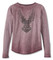 Harley-Davidson Free Shipping - Harley-Davidson Women's Throttle Lace-Up Long Sleeve Knit Top - Pink 97486-23VW - Free Shipping on many products plus Orders Over $99