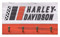 Harley-Davidson Racing Stripes Key Rack w/ Four Hooks, Custom-Cut Raised Logo - Wisconsin Harley-Davidson
