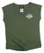 Harley-Davidson Big Girls' Bar & Shield Logo V-Neck Muscle Tee - Green - Wisconsin Harley-Davidson