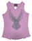 Harley-Davidson Big Girls' Eagle Rib Sleeveless Tank Top - Lavender Purple - Wisconsin Harley-Davidson