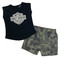 Harley-Davidson Baby Girls' 2 Piece Infant B&S Muscle Tee & Camo Short Set - Wisconsin Harley-Davidson