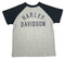 Harley-Davidson Free Shipping - Harley-Davidson Little Boys' Colorblocked Short Sleeve Raglan Toddler Tee - Gray - Free Shipping on many products plus Orders Over $99