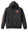 Harley-Davidson Men's Classic Eagle Zip-Up Fleece Hoodie - Black 96769-23VM - Wisconsin Harley-Davidson
